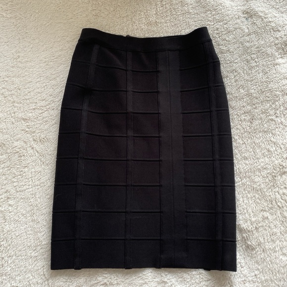 Herve Leger black pencil skirt Bodycon - Picture 1 of 3
